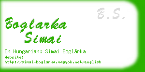 boglarka simai business card